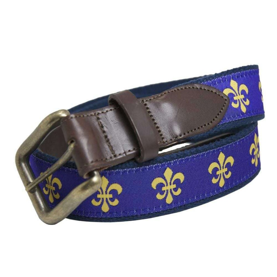 Kids * | Official Fleur De Lis Youth Club Belt By Nola Couture