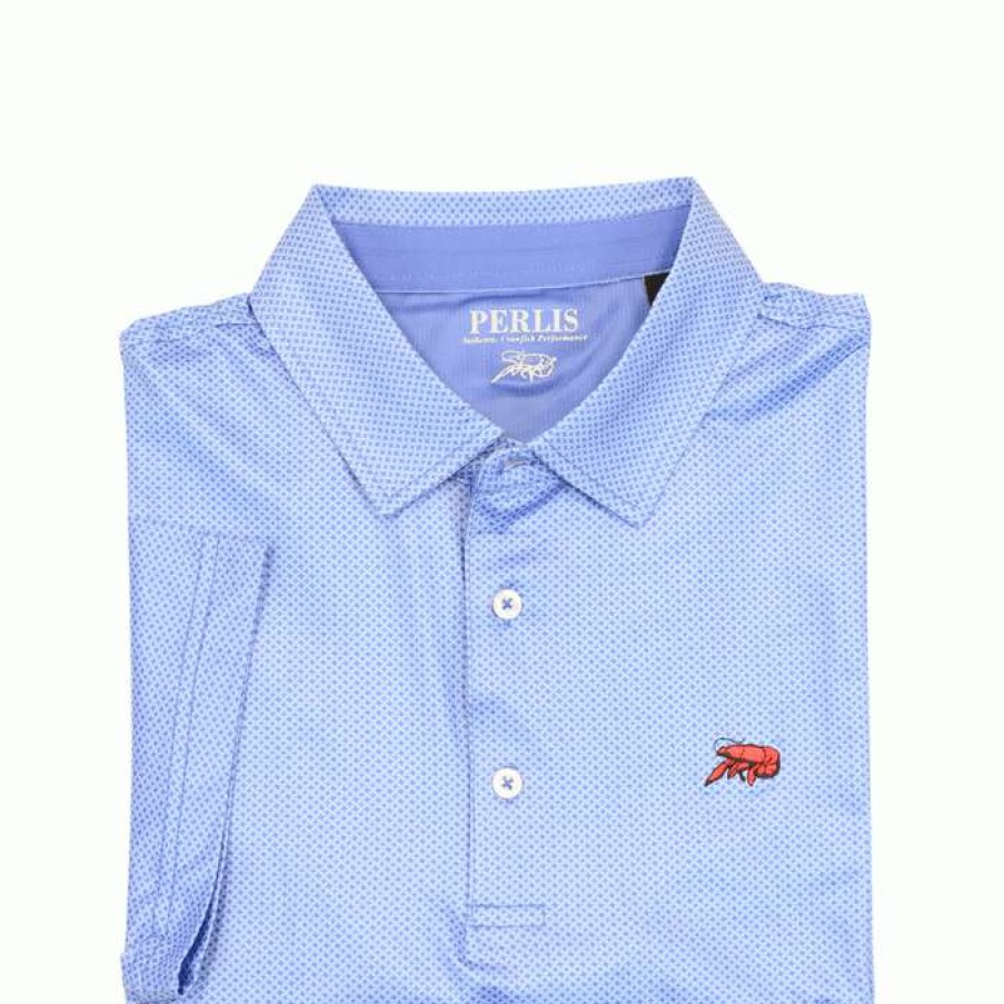 Crawfish * | Latest Crawfish Basket Weave Performance Polo Lake