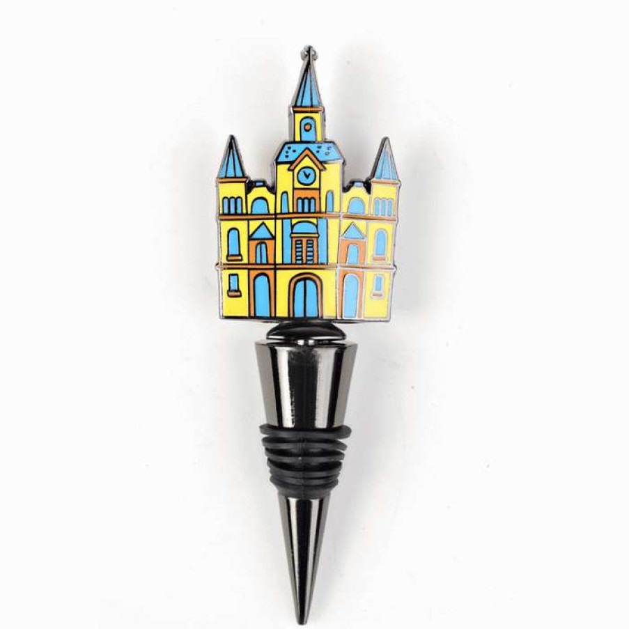 Gifts * | Classical St. Louis Cathedral Wine Stopper By The Parish Line