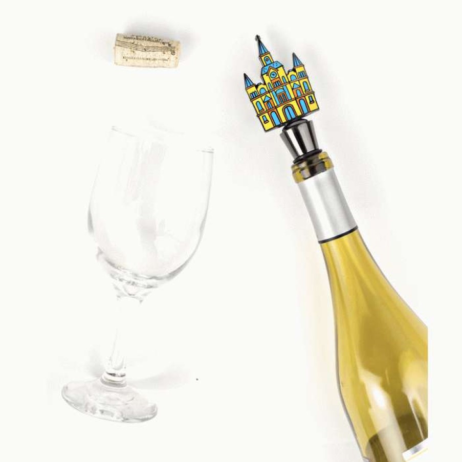 Gifts * | Classical St. Louis Cathedral Wine Stopper By The Parish Line