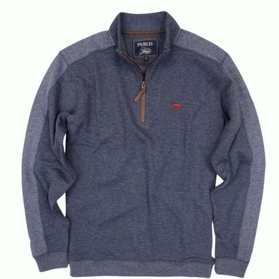 Crawfish * | 100% Guarantee Crawfish Double Knit Pique 1/4 Zip