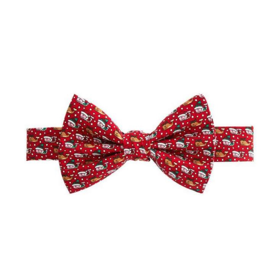 Kids * | Top Selling Boys Woody & Christmas Tree Bow Tie By Nola Couture