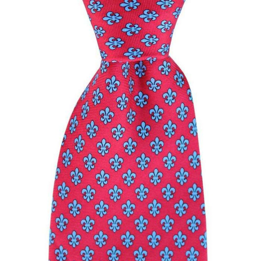 Men * | Lower Prices Fleur De Lis Tie By Nola Couture