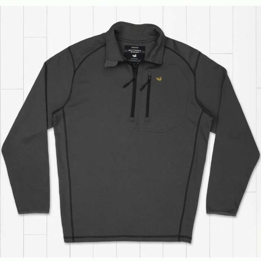 Men * | Special Gameday Stripe Performance Pullover By Southern Marsh