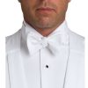 Men * | Latest Self-Tie Pique Bowtie White