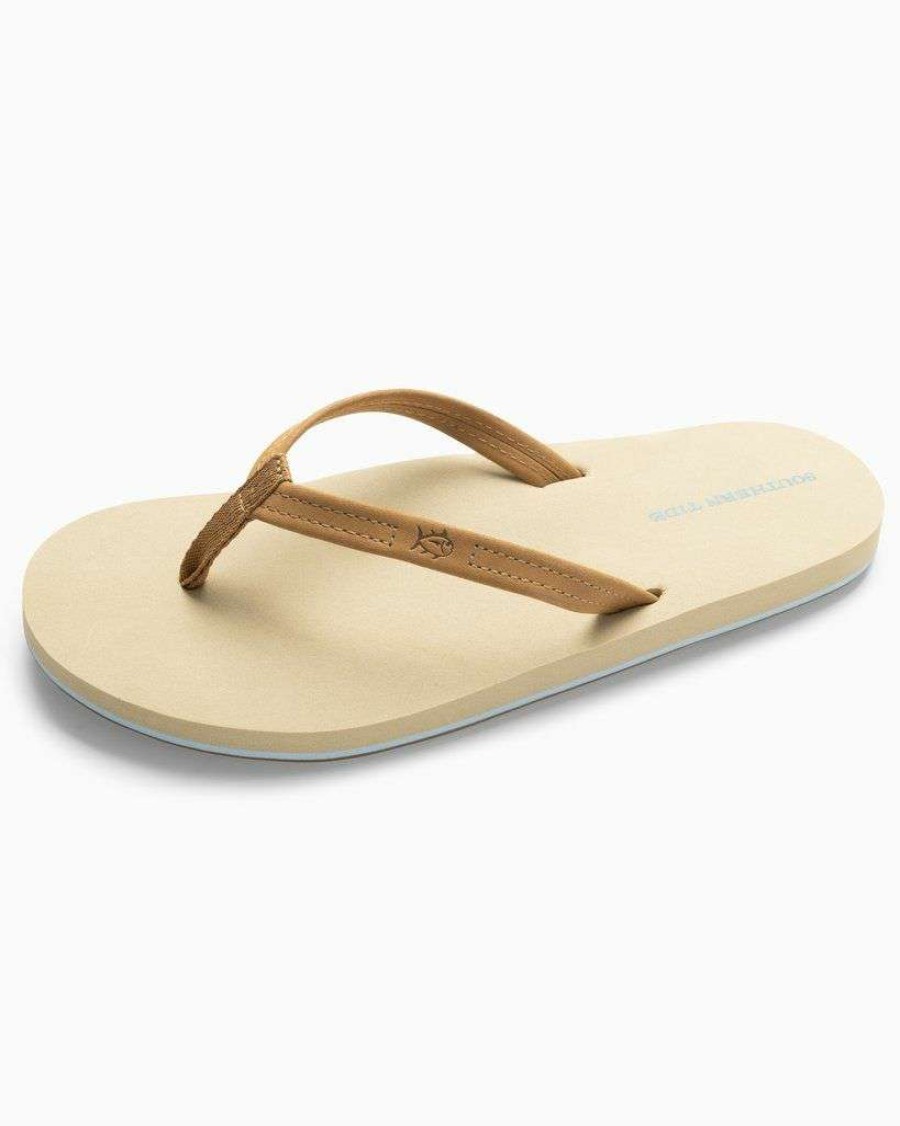 Women * | Latest Ladies Weekend Flip Flops By Southern Tide Seashore