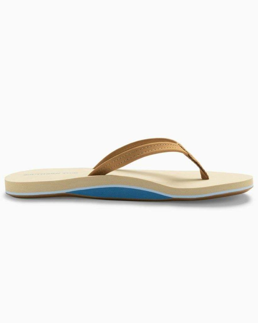 Women * | Latest Ladies Weekend Flip Flops By Southern Tide Seashore