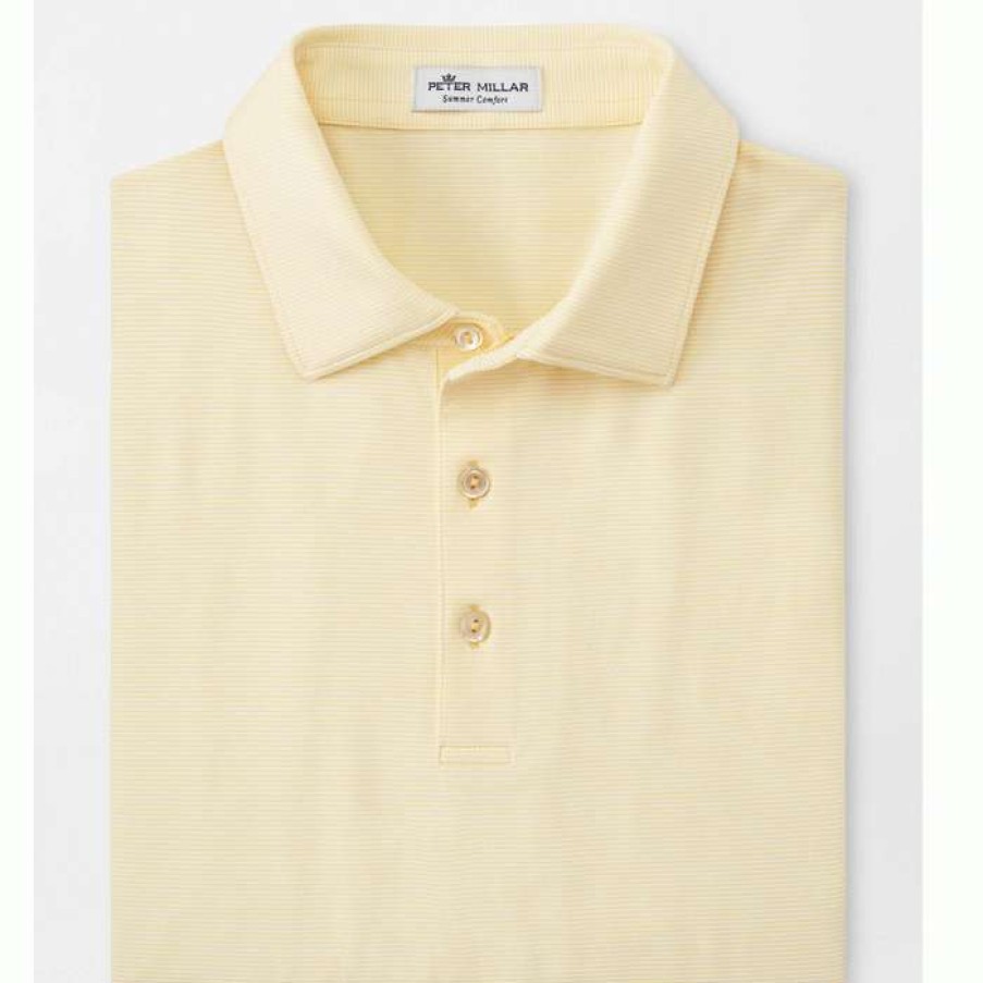 Men * | Sale Jubilee Stripe Performance Polo By Peter Millar