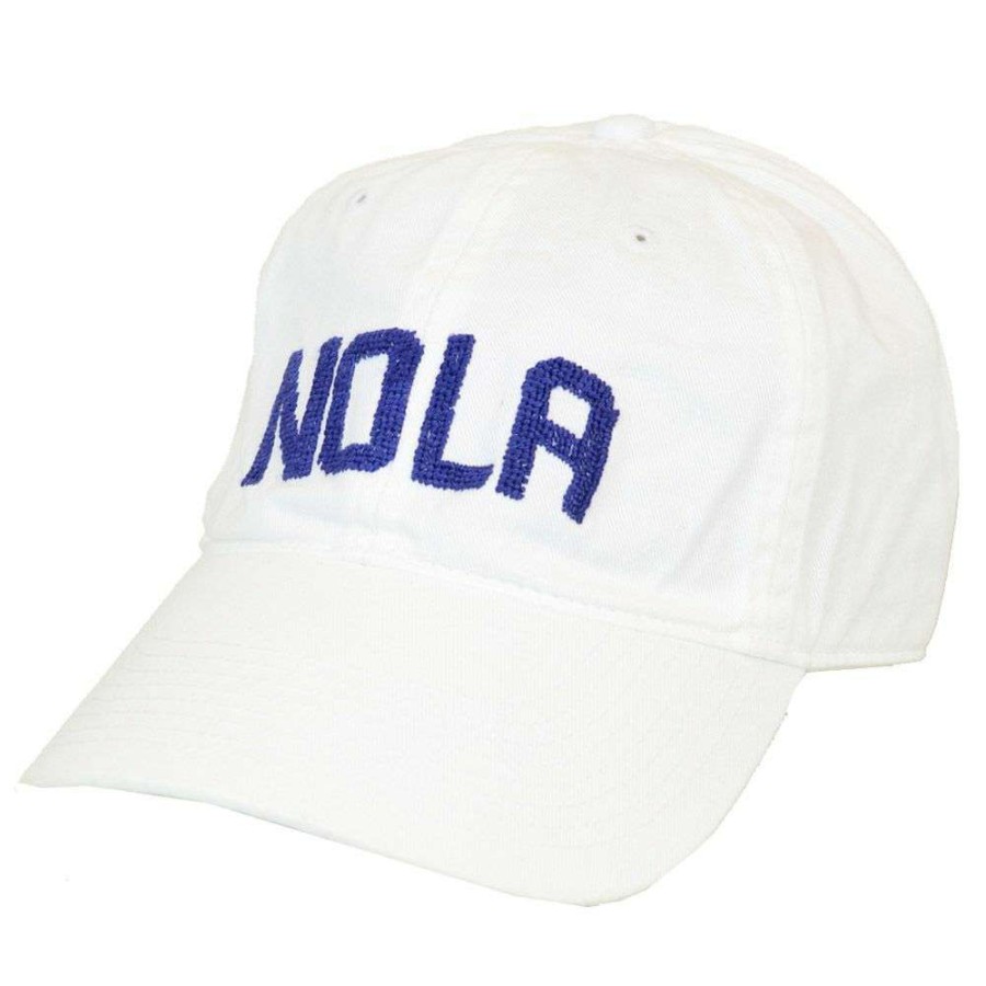 Women * | Official Nola Needlepoint Hat By Smathers & Branson