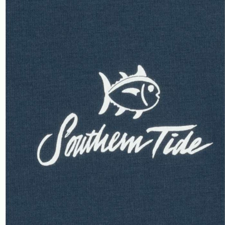 Men * | Special Egret Sunset Tee By Southern Tide Denim