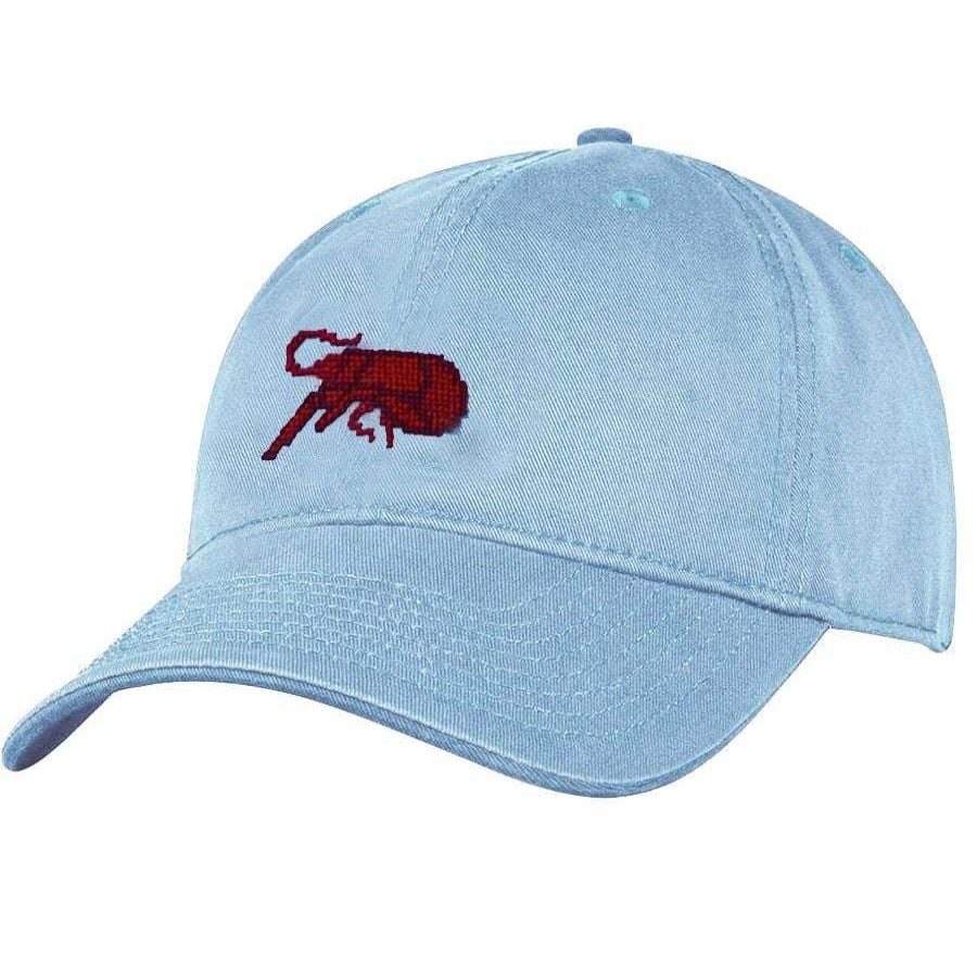 Crawfish * | Latest Crawfish Needlepoint Hat By Smathers And Branson