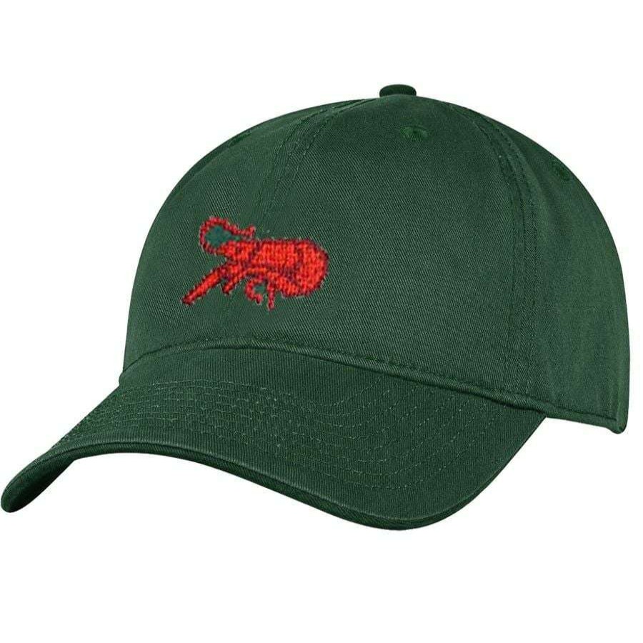 Crawfish * | Latest Crawfish Needlepoint Hat By Smathers And Branson