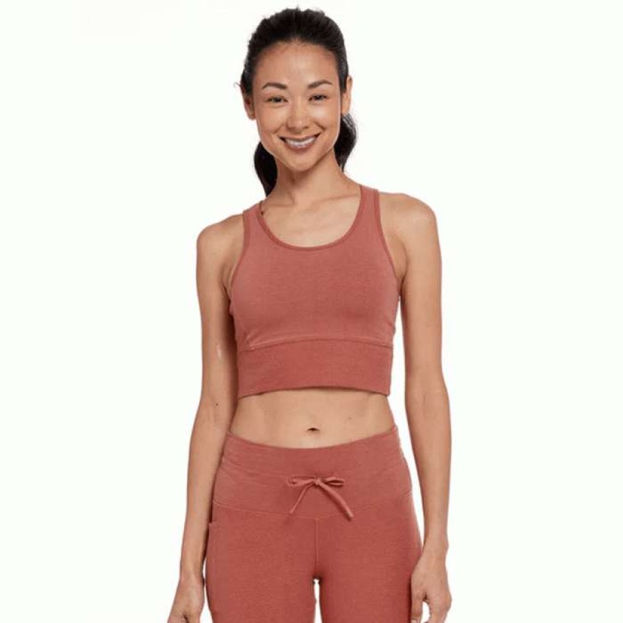 Women * | Sale Ladies Studio Crop Tank By Tasc Canyon