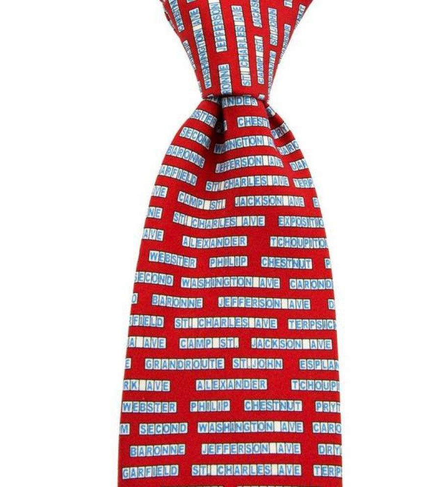 Kids * | Best Quality Boys Street Tiles Tie By Vineyard Vines