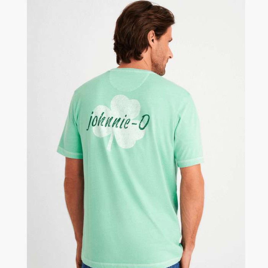 Men * | Best Price Shamrock Tee By Johnnie-O Spearmint