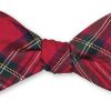 Men * | Good Quality Prince Of Whales Tartan Bow Tie By Hanauer