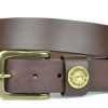 Crawfish * | Clearance Shotgun Shell Belt By Torino Leather Brown