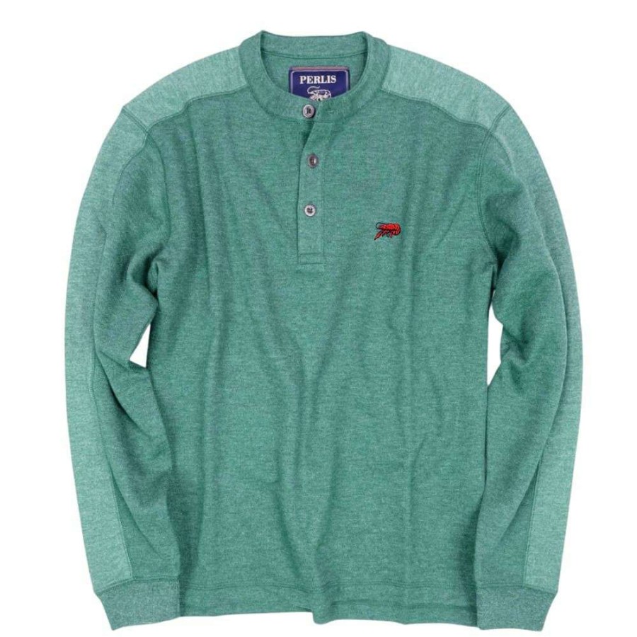 Crawfish * | Official Crawfish Double Knit Pique Henley