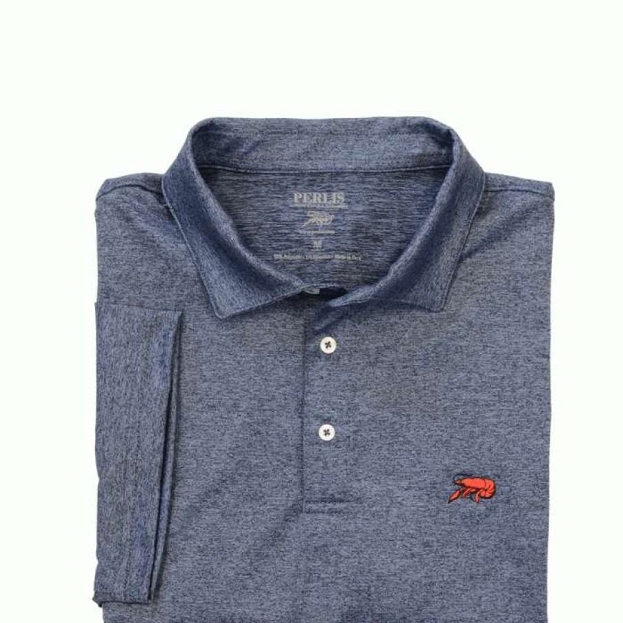 Crawfish * | Best Price Crawfish Solid Heather Performance Polo