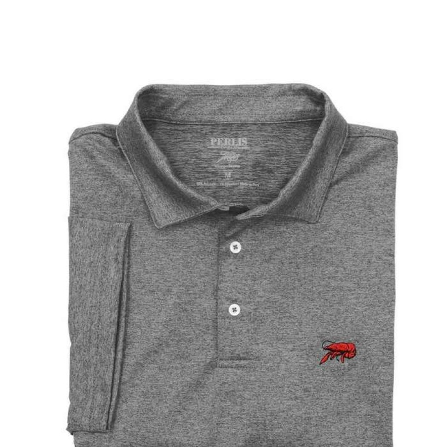 Crawfish * | Best Price Crawfish Solid Heather Performance Polo