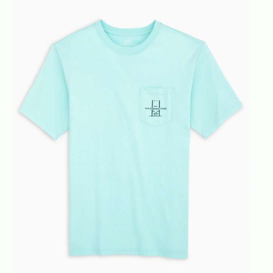 Men * | Discounts Toss Like A Boss Tee By Southern Tide Wake