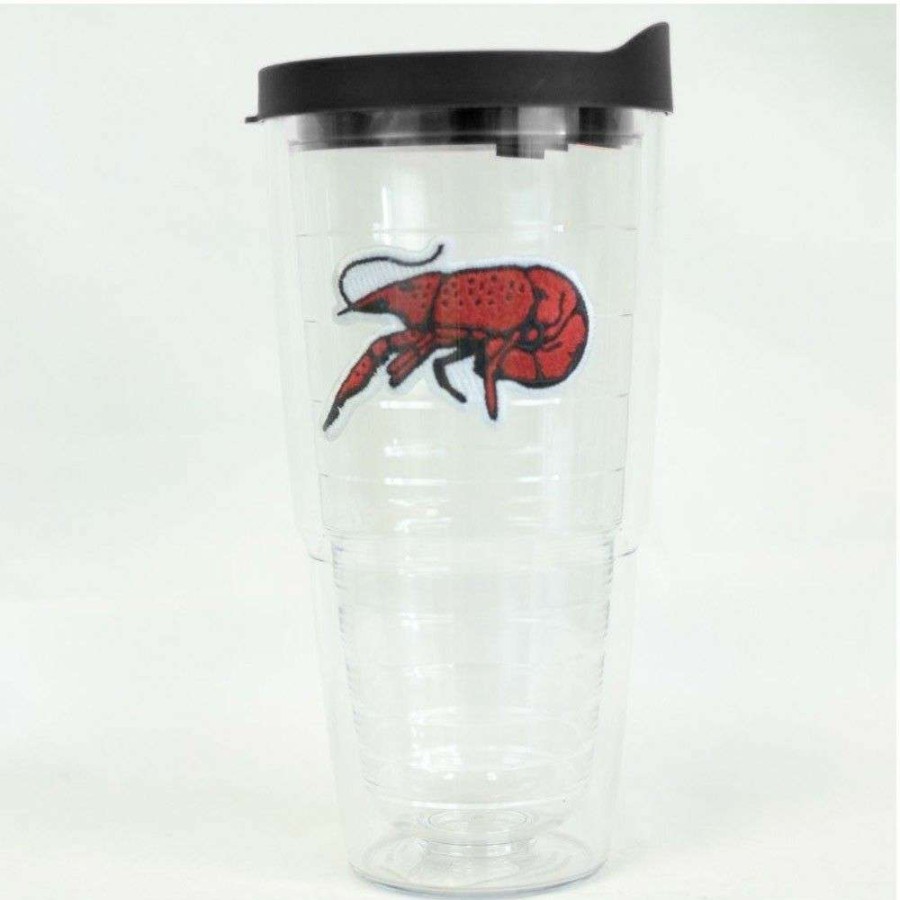 Crawfish * | Best Quality 24Oz Crawfish Patch Tumbler With Lid Red