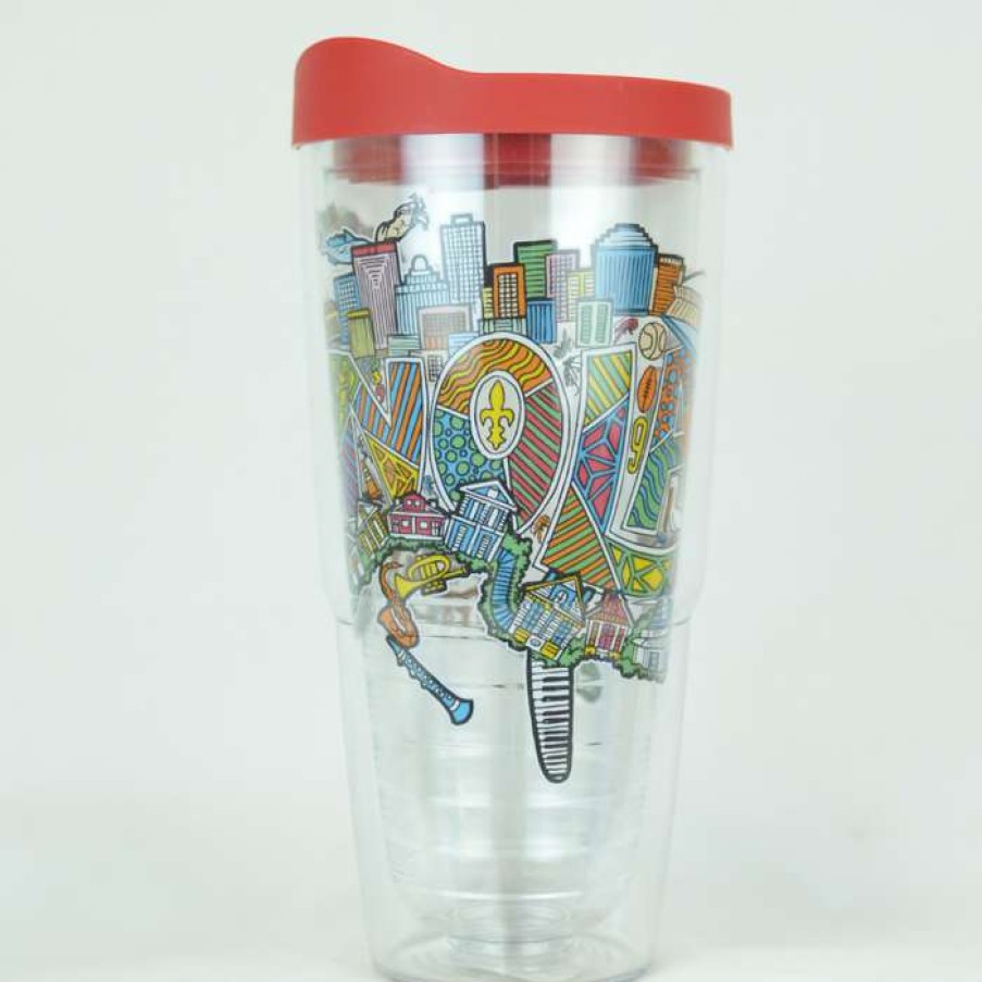 Crawfish * | Official Crawfish Nola Life 24Oz Tumbler