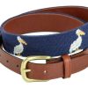 Men * | Official Pelican Belt By Smathers & Branson Blue