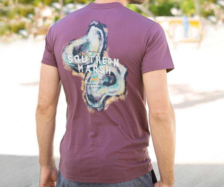 Men * | New Impressions Oyster Tee By Southern Marsh