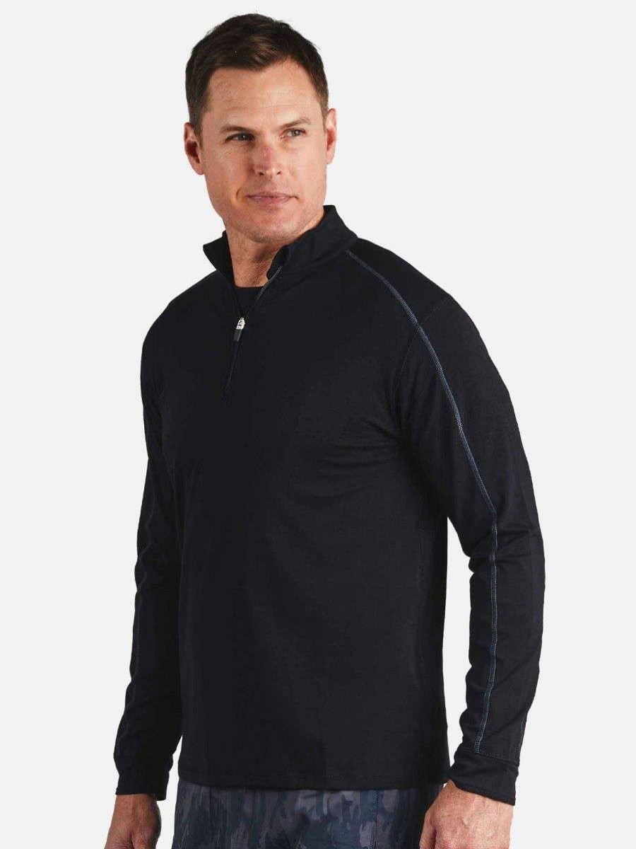 Men * | 100% Guarantee 1/4 Carrollton Core 1/4 Zip By Tasc