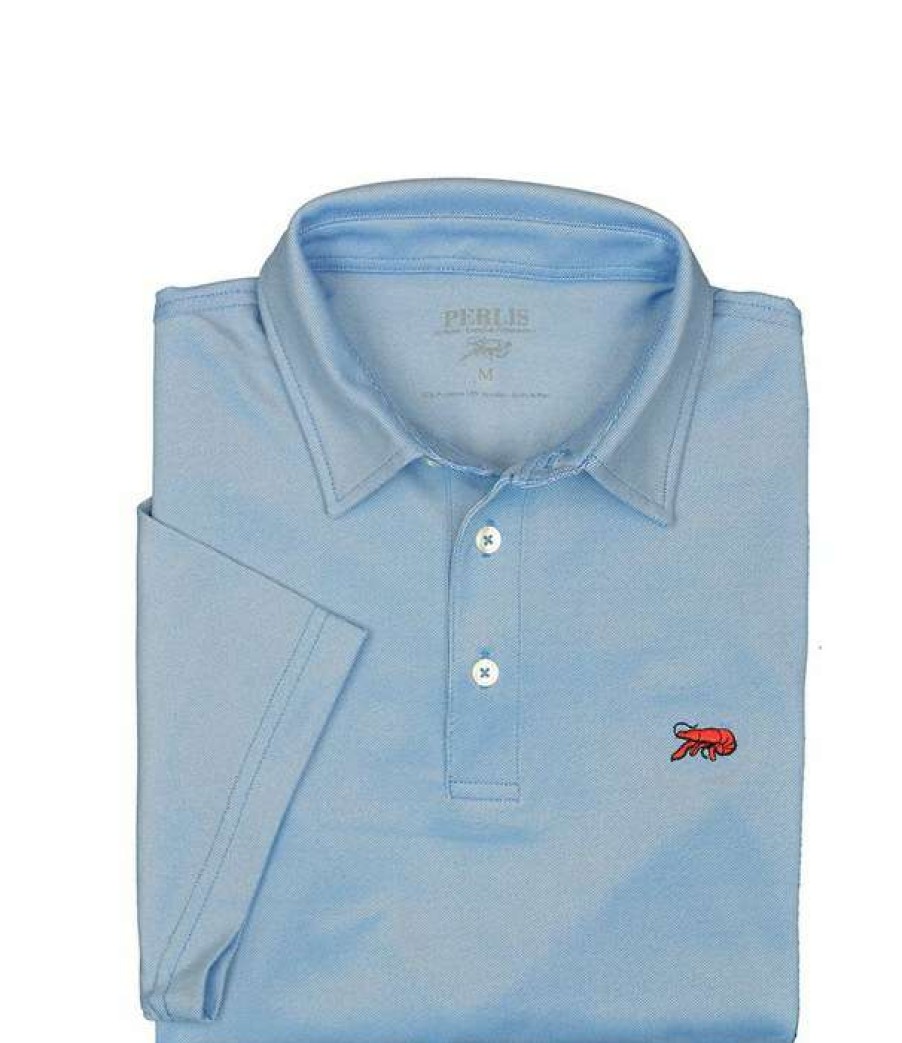 Crawfish * | Classical Crawfish Performance Oxford Pique Polo