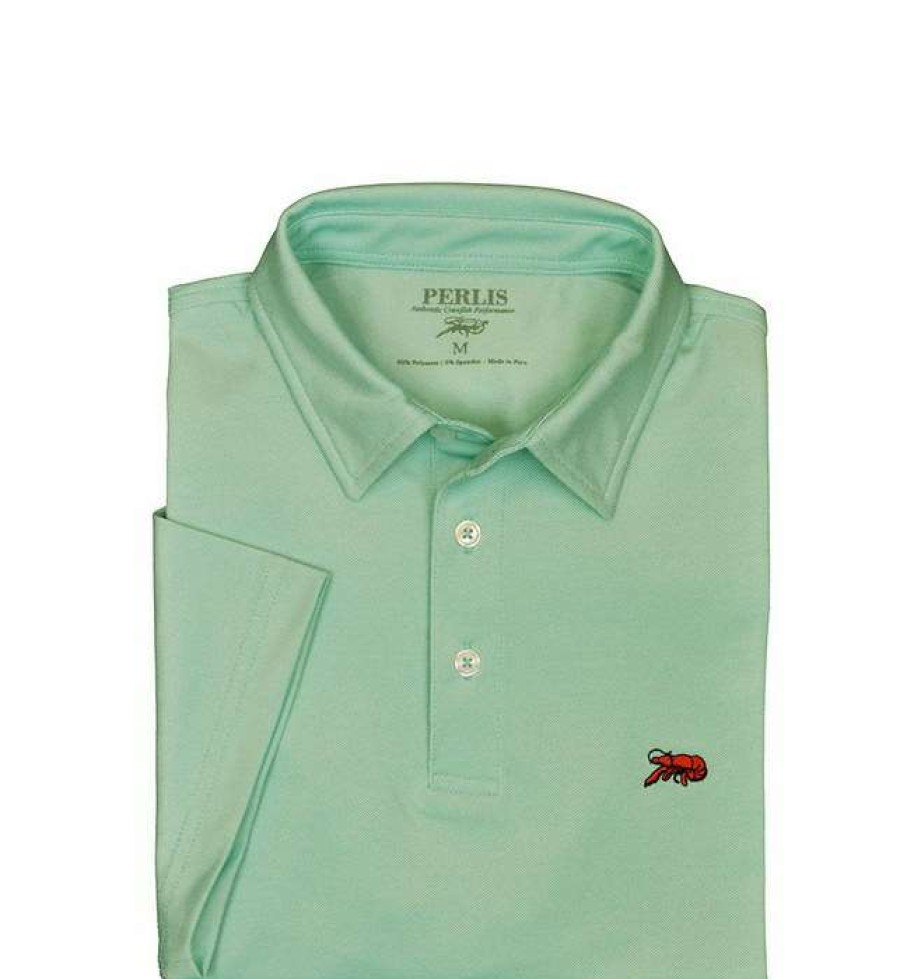 Crawfish * | Classical Crawfish Performance Oxford Pique Polo