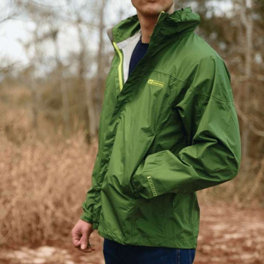 Men * | Good Quality Fieldtec Rain Jacket By Southern Marsh Green