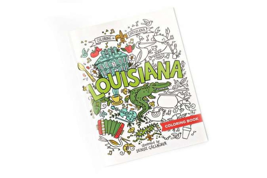 Women * | Hot Selling Louisiana Themed Coloring Book