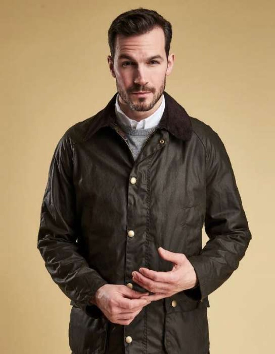 Men * | Classical Ashby Waxed Jacket By Barbour