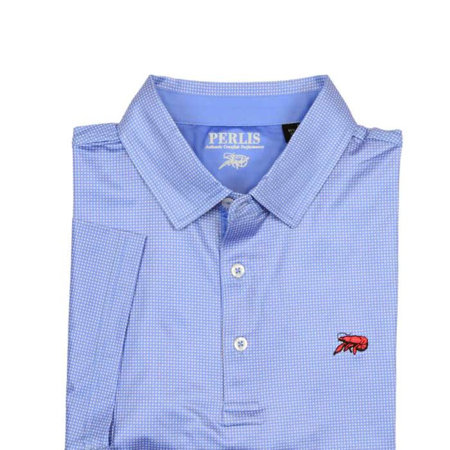 Crawfish * | Latest Crawfish Double Dot Performance Polo