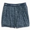 Men * | Discounts Shell Print Performance Boxer By Southern Tide True Navy