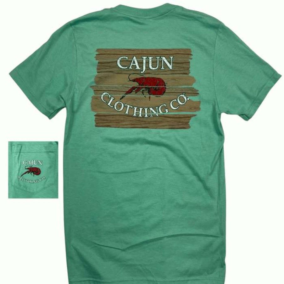 Crawfish * | 100% Guarantee Crawfish Cajun Clothing Driftwood Tee