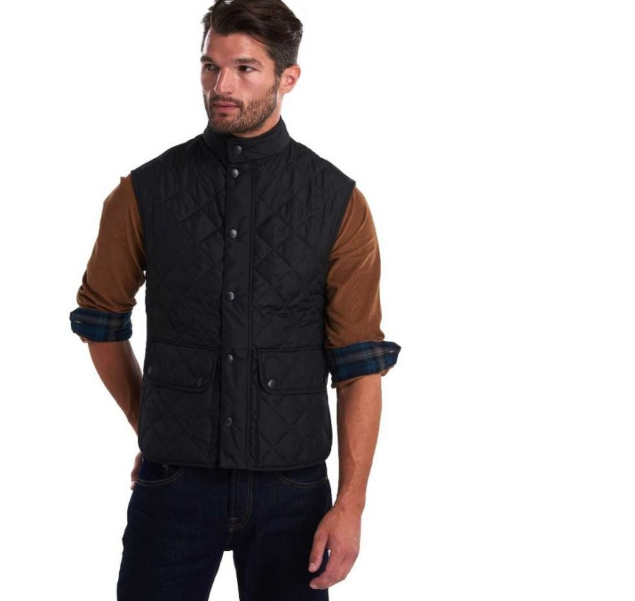 Men * | Latest Lowerdale Gilet Quilted Vest By Barbour