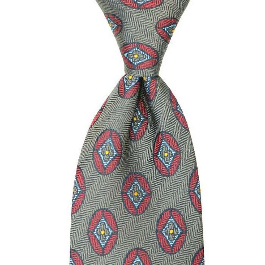 Men * | Latest Mens Diamond Print Tie By David Donahue