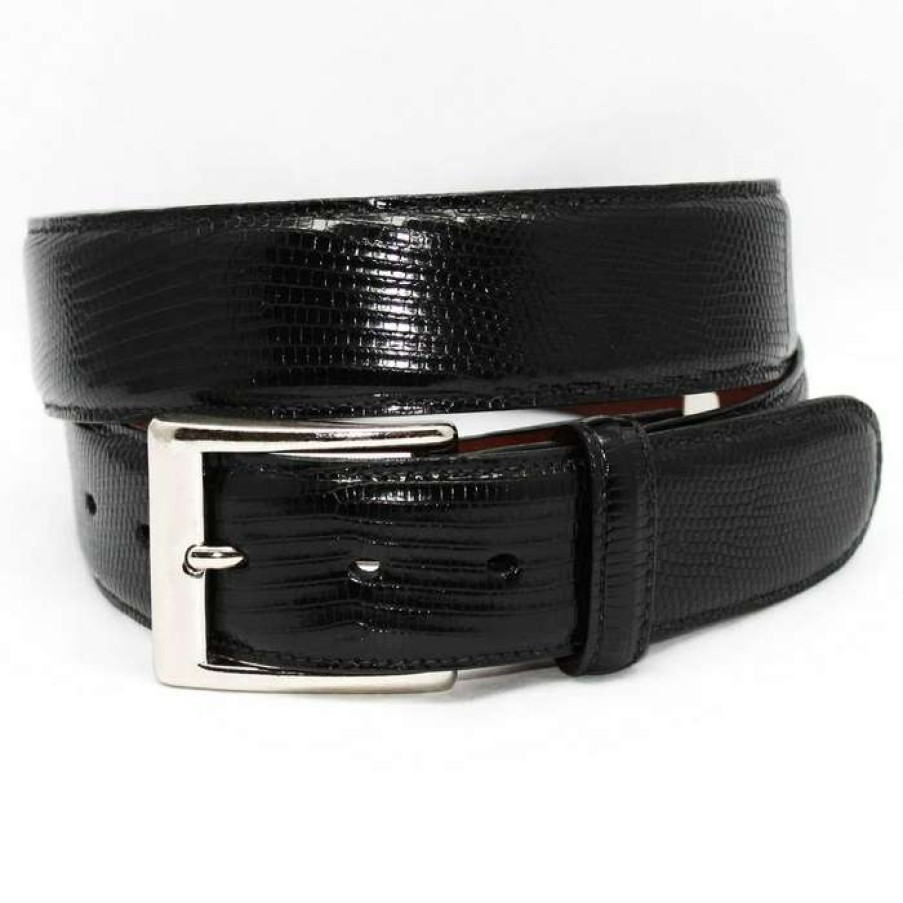 Men * | Clearance Genuine Lizard Belt