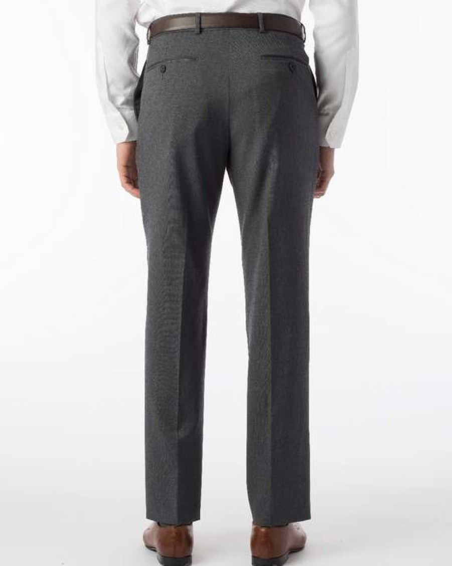 Men * | Latest Super 120S Flat Front Gabardine Soho Wool Pant