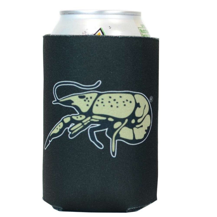 Crawfish * | Sale Crawfish Black & Gold Coozie Black/Gold