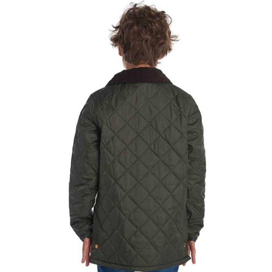 Kids * | Lower Prices Boys Liddesdale Quilt Jacket By Barbour