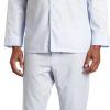 Men * | Discounts Birdseye Woven Pajama Set By Majestic International Blue