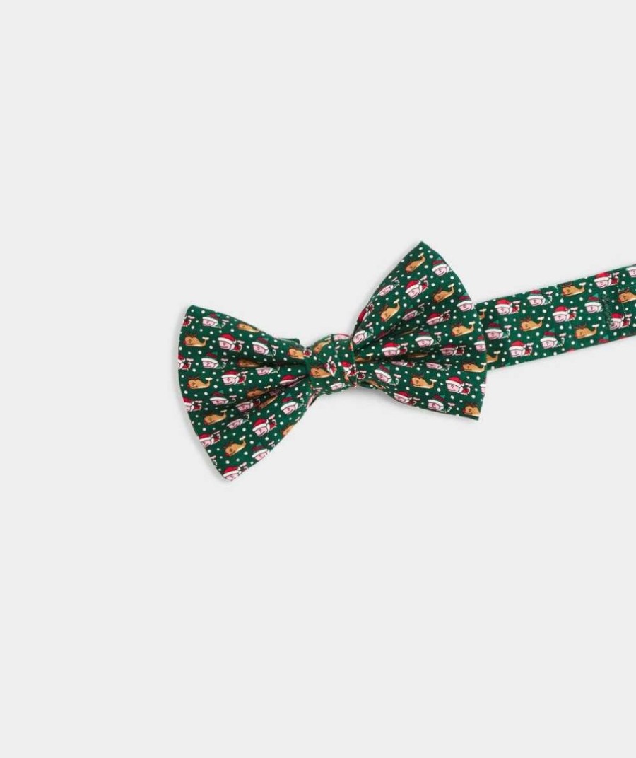 Kids * | Classical Boys Santa'S Helpers Bow Tie By Vineyard Vines