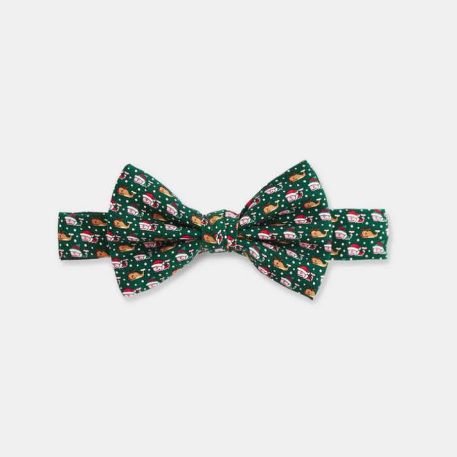 Kids * | Classical Boys Santa'S Helpers Bow Tie By Vineyard Vines