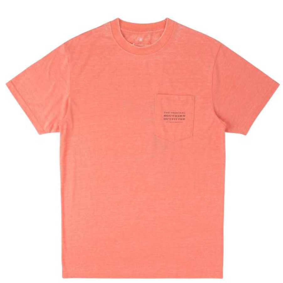 Men * | Classical Offshore Marlin Tee By Southern Marsh Coral