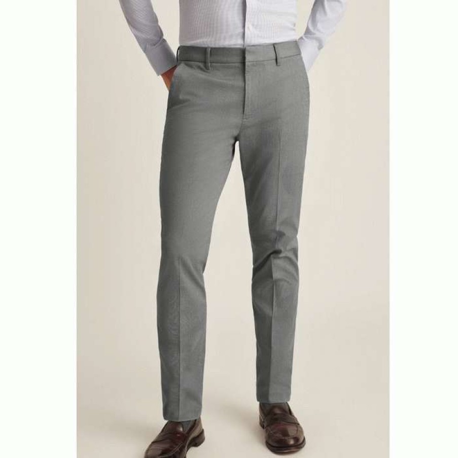 Men * | Sale Stretch Yarn Dye Weekend Warrior Dress Pant By Bonobos Grey