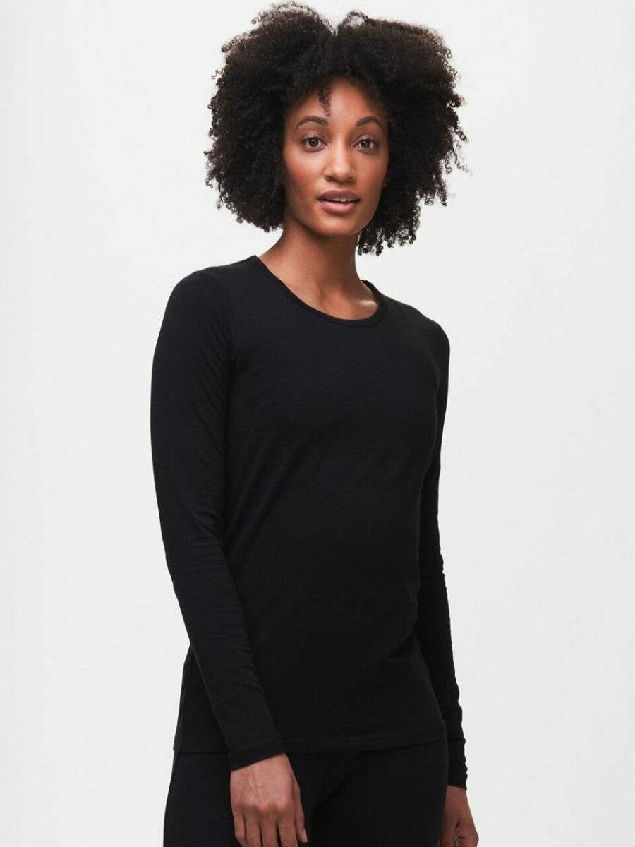 Women * | Best Price Ladies Nola Crew Neck Longsleeve Tee By Tasc